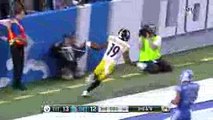 Ben Roethlisberger to Juju Smith Schuster 97 Yard Touchdown Steelers vs Lions