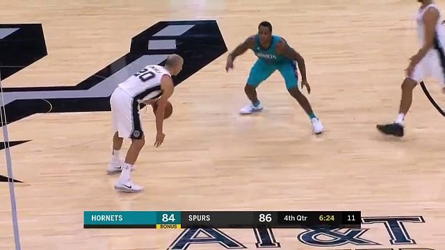 Ginobili Dunks In Game 1000