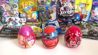 Surprise Eggs & Blind Bags Barbie, Disney Cars, Lego Movie, Ben 10, Scatter Brainz, Angry Birds