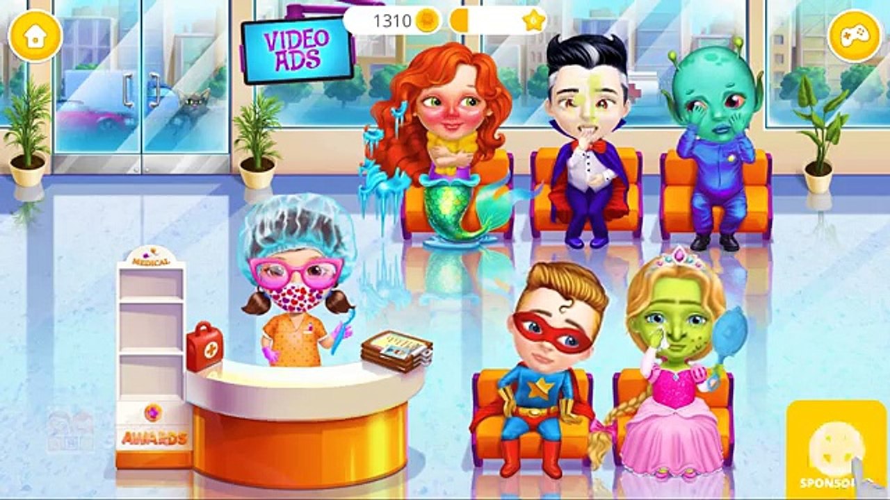 Fun Superhero Hospital Doctor - Crazy Kids Care Clinic - Gameplay Doctor Kids Game