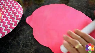 Play-Doh How to Make Hello kitty cake| pastel de Hello Kitty en plastilina| Salila show