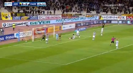 Livaja M. Goal HD - AEK Athens FC 1-0 PAOK 05.11.2017