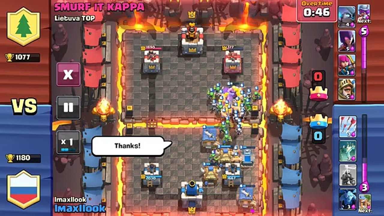 Стратегия застройщик или СПАМ. Учу плохому) Clash royale