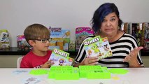 The QIXELS CHALLENGE! - LEGO Guy and SHOPKINS Taco Terrie Build Battle with my MOM