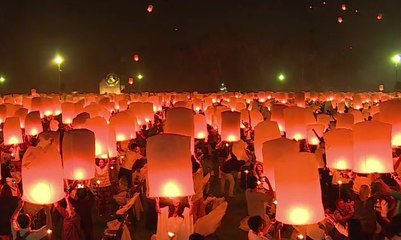 Festival Lentera Yi Peng 2017 di Thailand