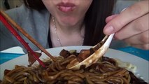 ASMR: Jajangmyeon | Black Bean Noodles | 짜장면 | Korean-Chinese Food | Eating Sounds