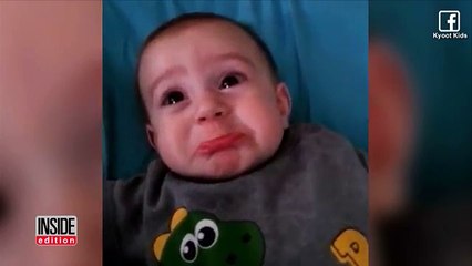 Baby Has Heartbreaking Frown Every Time Mom Says Roar