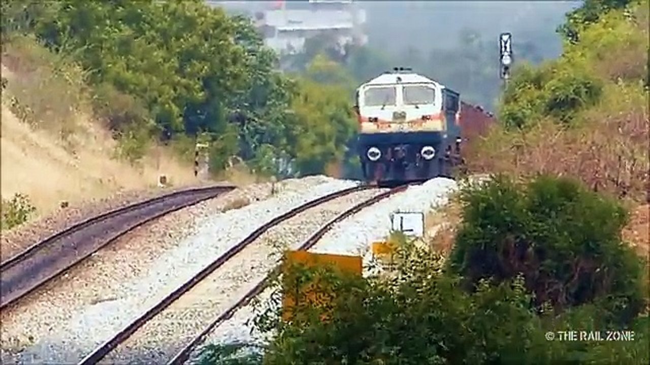 Super MONSTER Gradients : INDIAN RAILWAYS Roller Coaster Trains