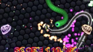Slither.io - STRONG NUCLEAR SNAKE vs 9900 SNAKES// Epic Slitherio Gameplay (Slitherio Funny Moments)