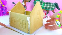 DIY Gingerbread House with Candy & Frosting Do It Yourself Christmas Holiday Video
