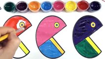 Renkleri Öğreniyorum | Packman Boyama Sayfası ( Oyun Hamuru Evi )