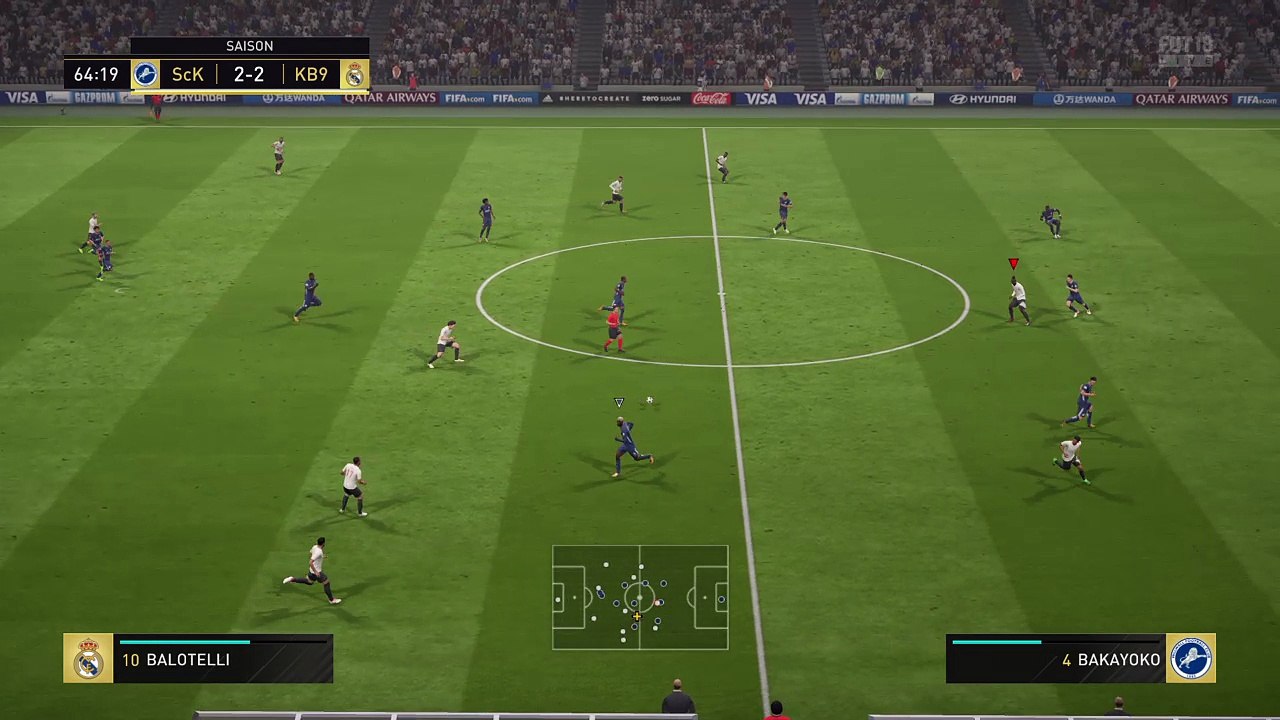 FIFA 18. Roulette lob lucarne Lemar