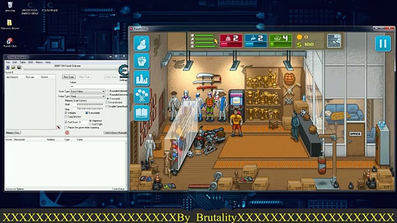 Punch Club The Dark Fist cheats trainer UNLIMITED Skill Points money FREEZE Increase Food Mood Energ