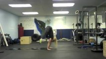 [Press Handstand From Floor]HOLY COW! Check out this Press Handstand from the floor from IronValkyrie Ingrid Marcum