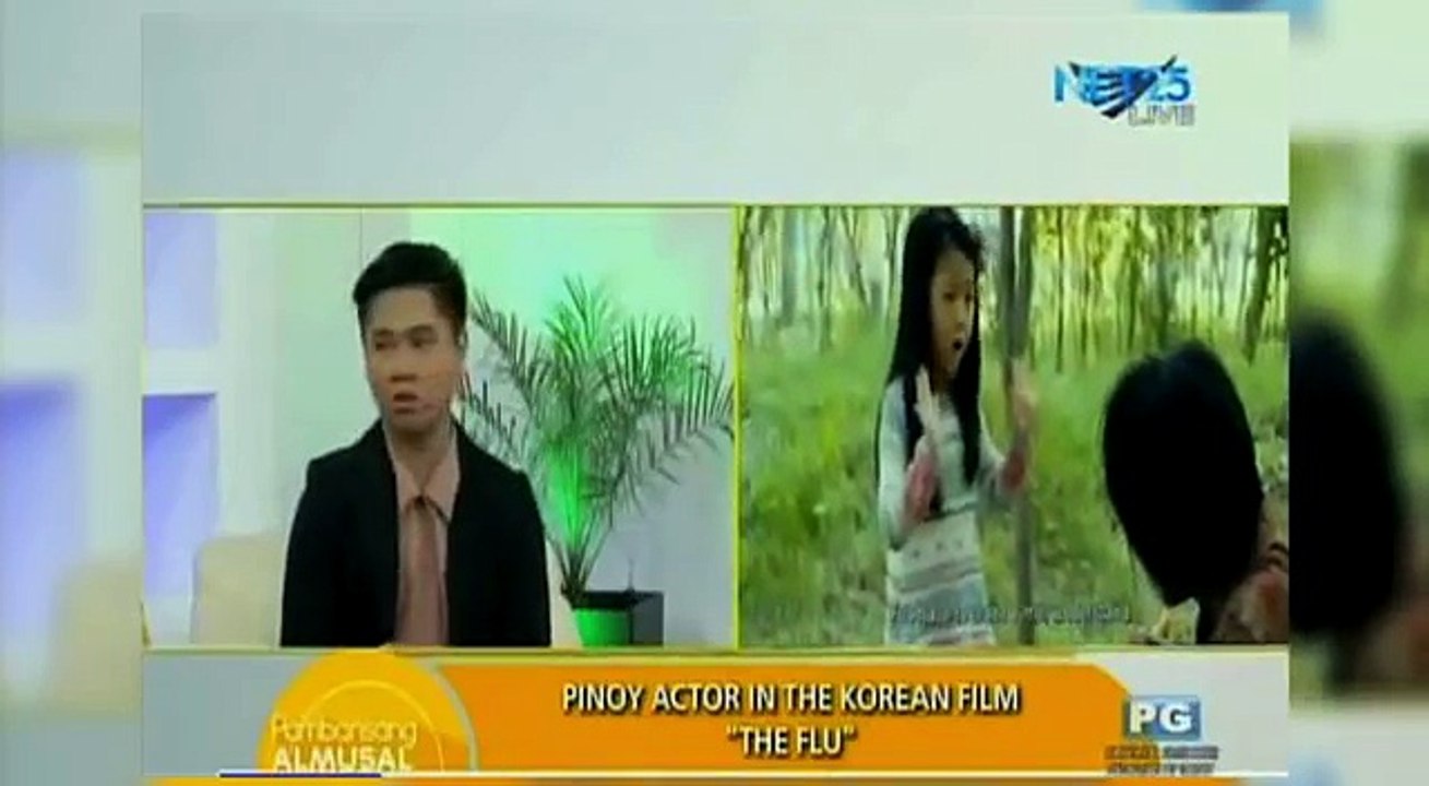 LESTER AVAN ANDRADA OF KOREAN FILM THE FLU ON PAMBANSANG ALMUSAL