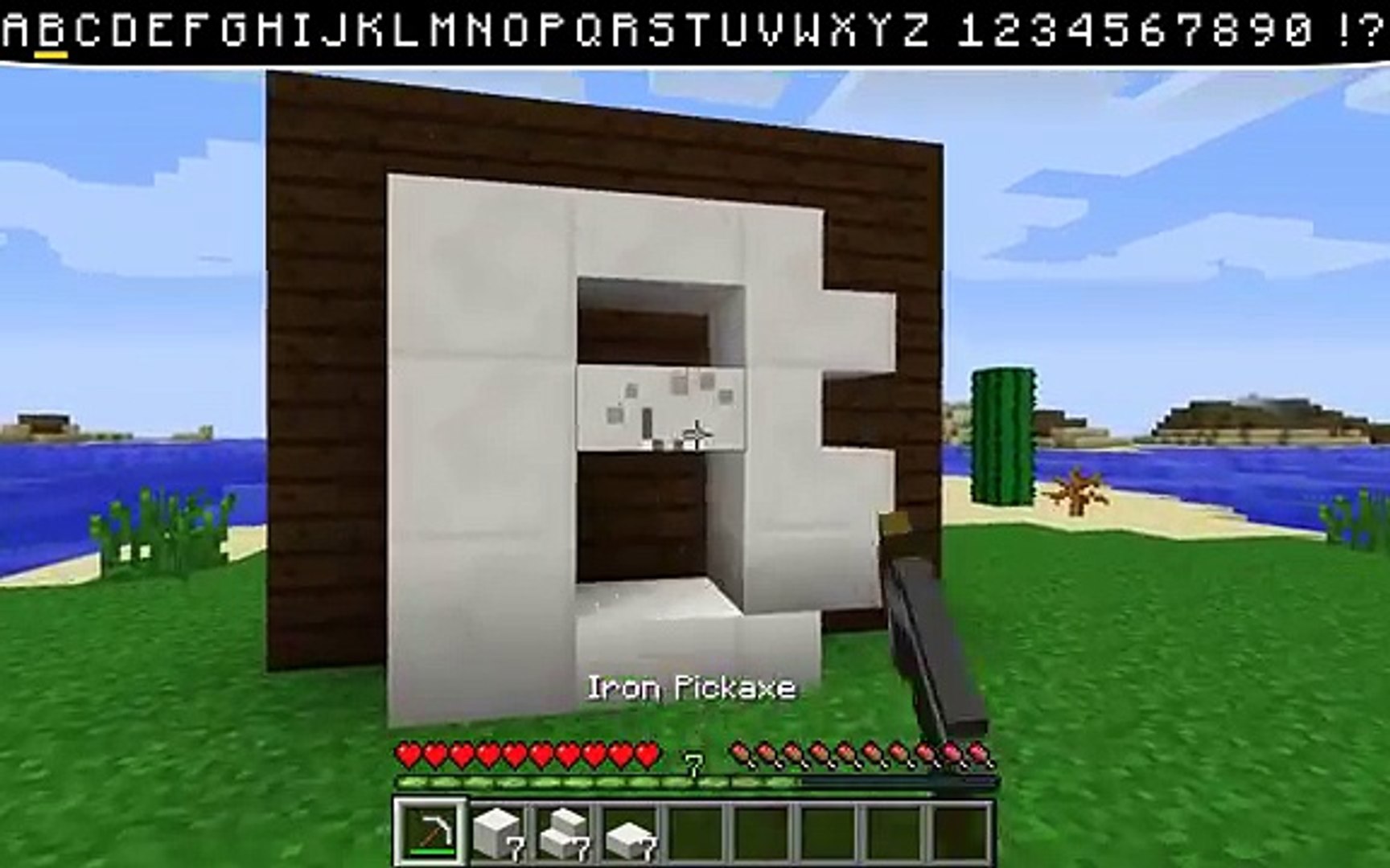 Minecraft How To Make 3x3 Letters And Numbers Video Dailymotion