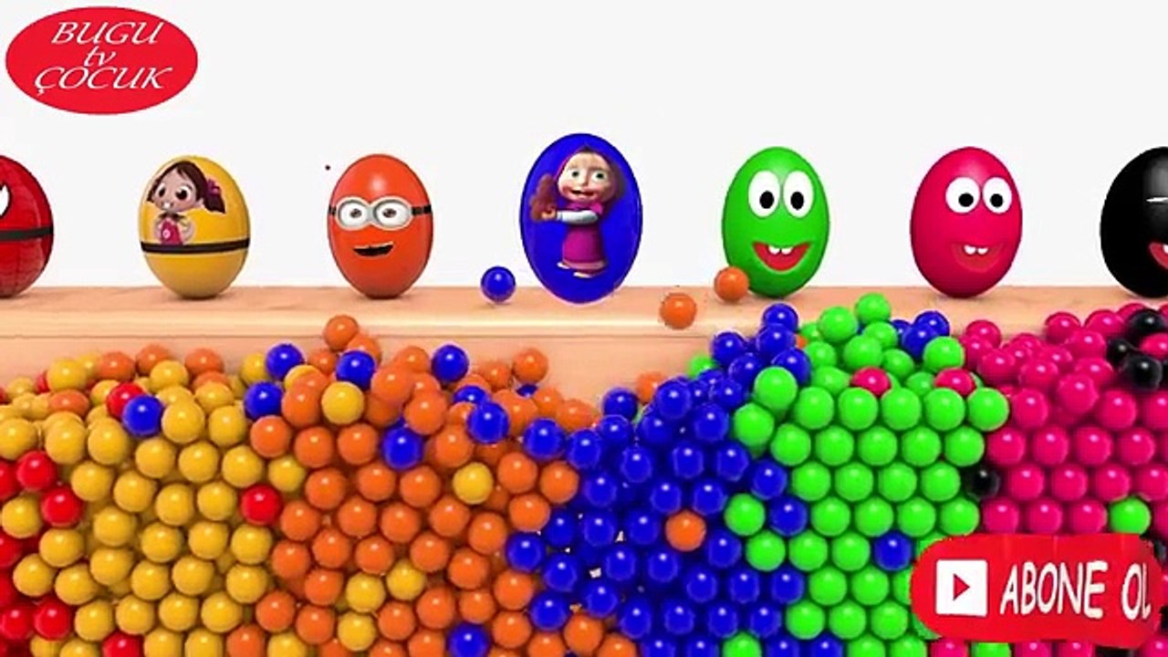 Keloğlan-Niloya--Maşha-İstanbul Muhafızları ve Renkli Toplar ile Çocuklar Türkçe Renkleri Öğreniyor