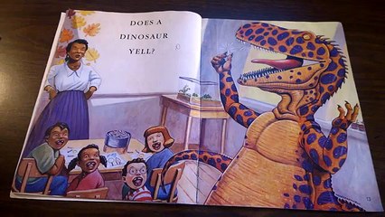 Kindergarten read aloud How Do Dinosaurs Go to School by Jane Yolen and Mark Teague