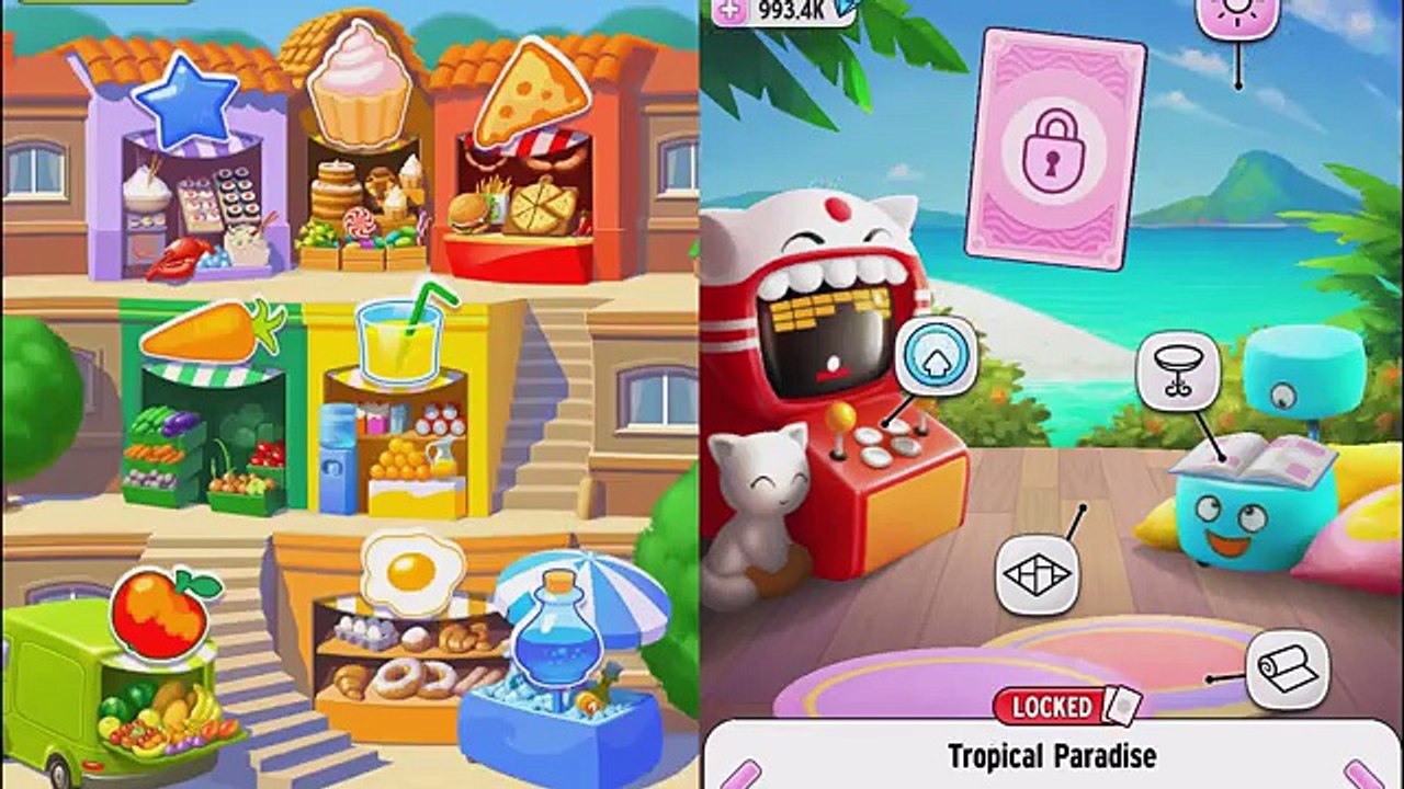 My Talking Tom VS My Talking Angela 2 / Cartoon Games Kids TV