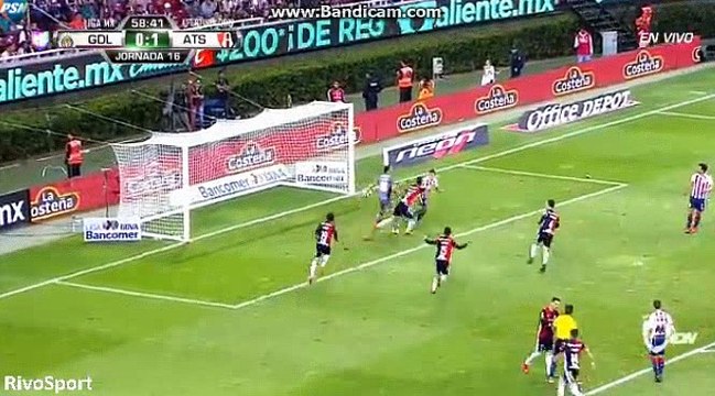 Milton Caraglio Second Goal ~ Guadalajara Chivas vs Atlas 0-2