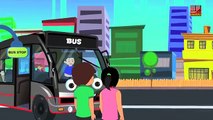 Räder auf dem Bus Kinderlied | Kinder in Deutsch Reim | Kinderreim für Vorschüler