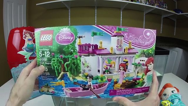 BIG DISNEY PRINCESS ARIEL SURPRISE EGGS Opening Little Mermaid Disney Baby Color Change Funny ディズニー