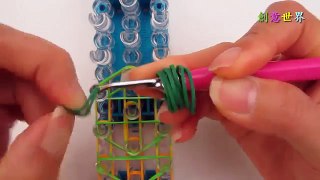 鳳梨/菠蘿 Pineapple Charms - 彩虹編織器中文教學 Rainbow Loom Chinese Tutorial