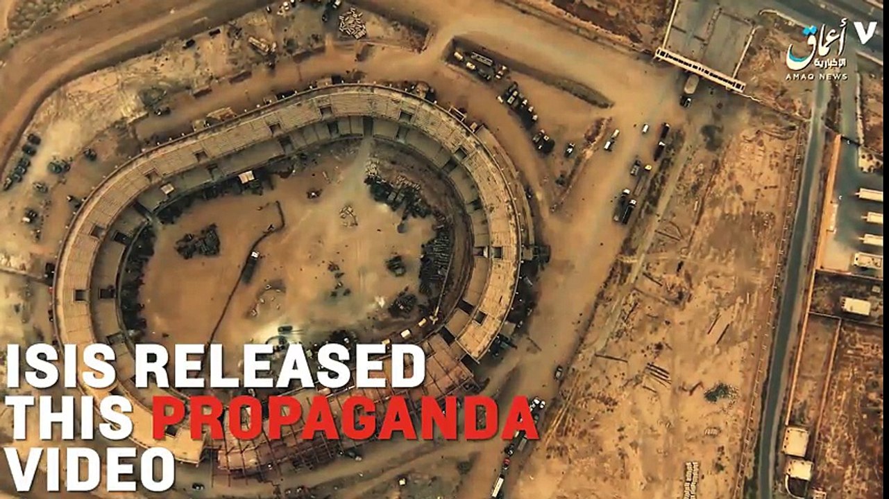 Assad's Army Ammunition Depot is Bombed by I S I S drone with stolen jet bomb