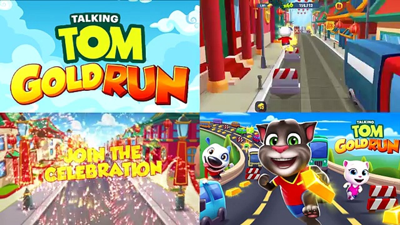 Игровой Мультфильм Том бег за золотом Новая серия Мой говорящий кот том мультик игра для детей.