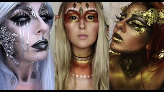 Tribal Inspired Makeup Tutorial ♡ Futuristic Metallic Goddess Collaboration