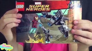 Lego Iron Man x Ultron Super Heroes Montando e Brincando (Desenho, Brinquedo)