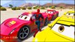 COLOR LIGHTNING MCQUEEN Transportation & Spiderman Cars Cartoon w Colors for Kids Nursery Rhymes
