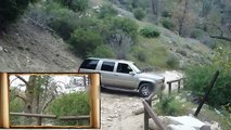 What a stock Cadillac Escalade can do driving off-road using 4X4 hi and low in mountains