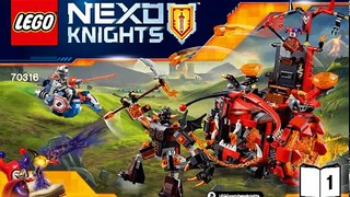 2016 Lego Nexo Knights Jestros Evil Mobile instructions 70316