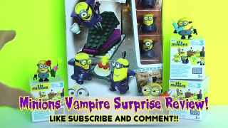 Minion Vampire Surprise Mega Bloks Toy Review and Blind Box opening!