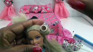 Como cachear o cabelo da Barbie