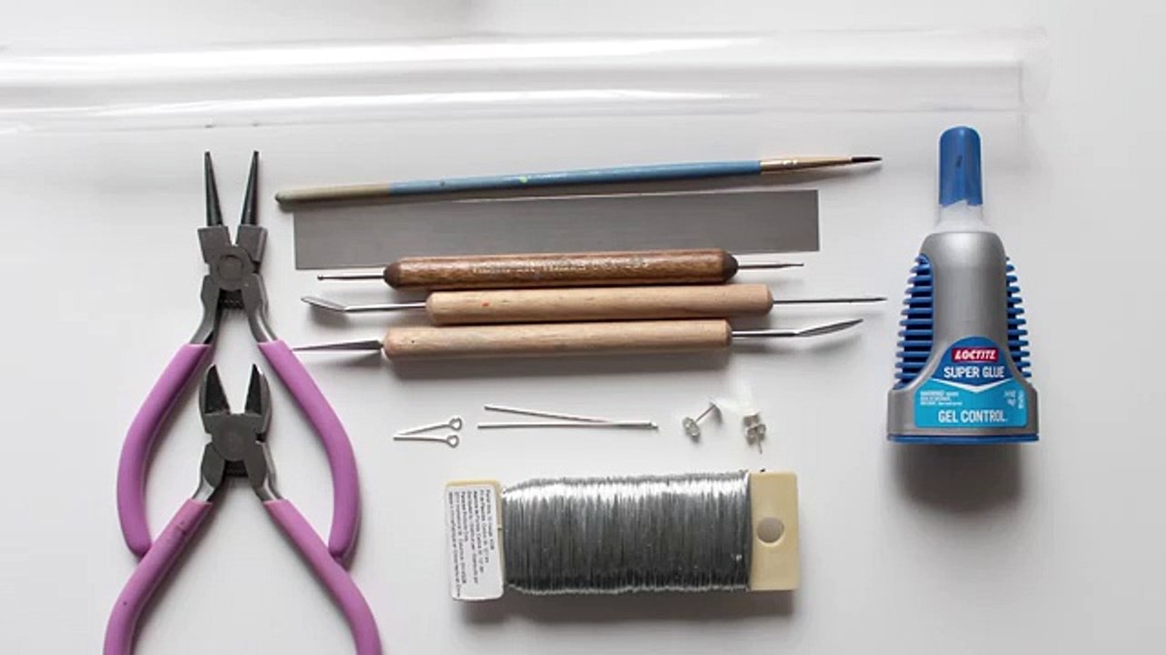 DIY Happy Fake Gauge Earrings Polymer Clay Tutorial | Fairy Tail