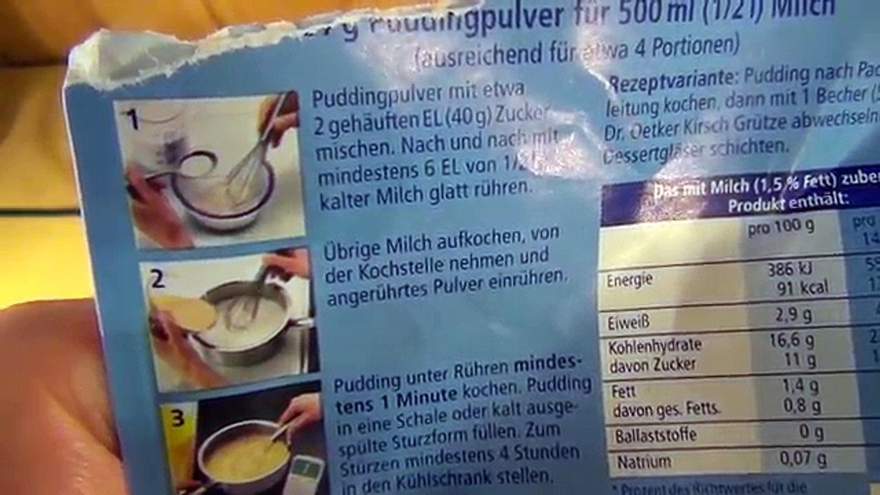 Original Vanille Pudding [Dr. Oetker]