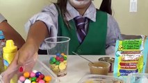 Bad Joker Girl Gross Desert Fail w/ Messy Tuna Chocolate Gumballs vs Sophia Toys To See