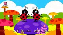テントウムシだよ  Hey, Ladybug  こんちゅうのうた  ピンキッツ童謡
