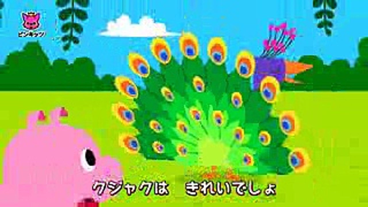 しっぽはどこ？  Did You Ever See My Tail  どうぶつのうた  ピンキ...