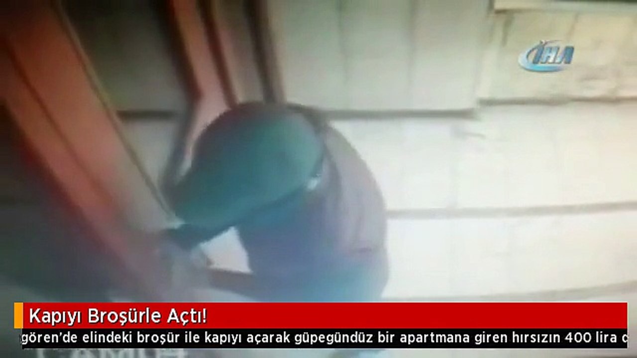 Kapıyı Broşürle Açtı!