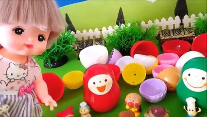 Surprise Egg For toddler おかあさんといっしょ メルちゃん アニメおもちゃ いろっち たまご あけてみよ❤何が出るかな？あかっち くろっち しろっち Mel chan Doll