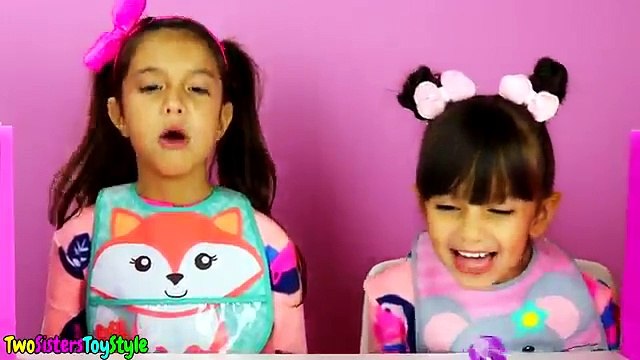 BABY FOOD CHALLENGE! Gross Vomit Flavors - Bad Baby vs Food - TwoSistersToyStyle