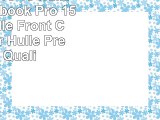 MacBook Pro 15 Hülle AOMO Macbook Pro 15ZollPu Hülle Front Cover Leder Hülle Premium
