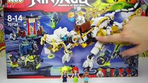 Lego Friends Girls meet Lego Ninjago Master Wu Dragon Silly Build and Play - Kids Toys