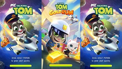 Talking Tom Gold Run Super Tom Vs My talking Tom Go to 11 country/Gameplay make for Kid #51