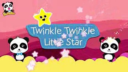 ♬Twinkle Twinkle Little Star  きらきら星  赤ちゃんが喜ぶ英語の歌  子供の歌  童謡   アニメ  動画  BabyBus