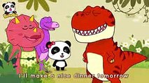 ♬恐竜のコックさん  恐竜のうた  赤ちゃんが喜ぶ英語の歌  子供の歌  童謡   アニメ  動画  BabyBus