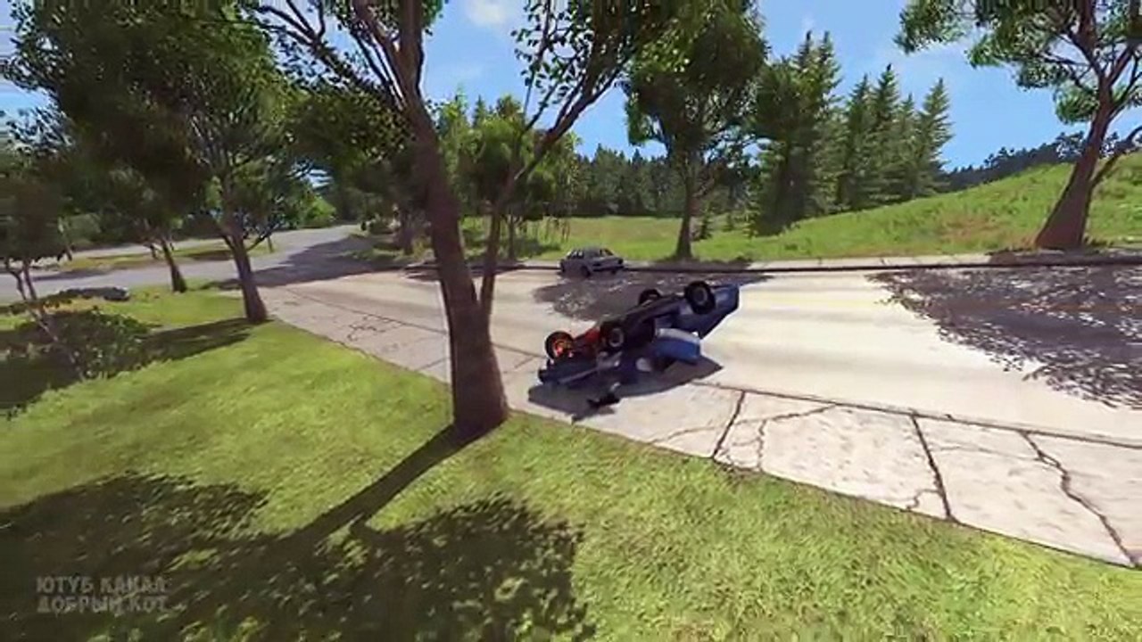 ЛОБОВЫЕ УДАРЫ BeamNG Drive Фатальные аварии и столкновения Краш тест игра Долбим тачки ломаем машины